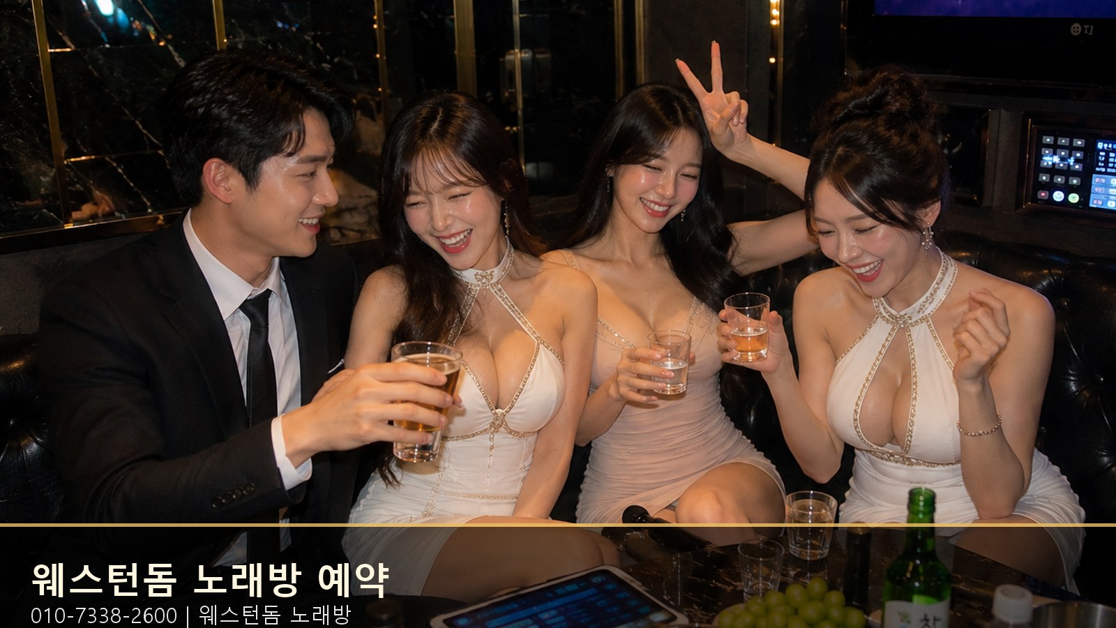 웨스턴돔 노래방 예약 010-7338-2600 매장과 룸 분위기
